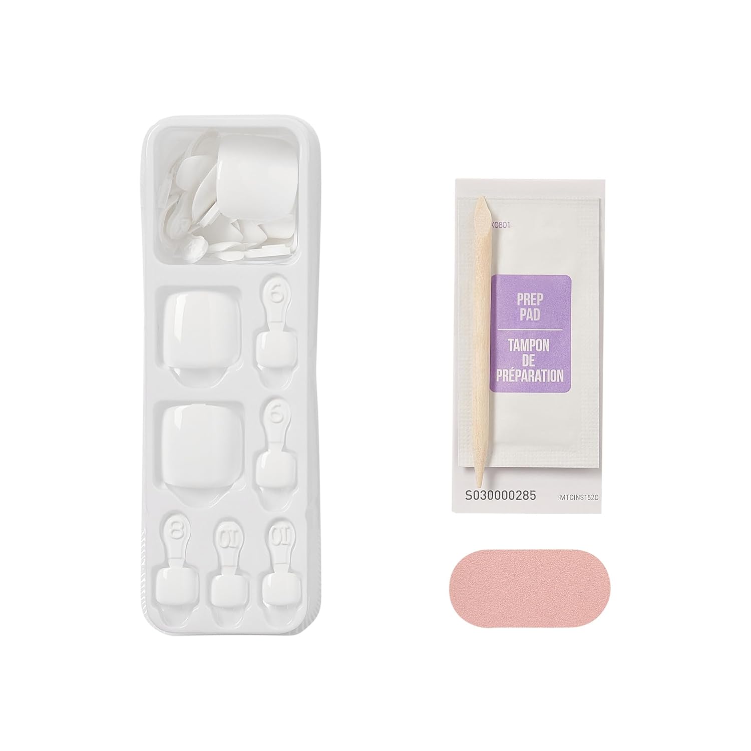 KISS_imPRESS_Pedicure_Press_On_Toenails,_'Angel_Vibes',_White,_Short_Squoval,_Pedicure_Nail_Kit_Includes_24_Press_On_Toenails,_Prep_Pad,_Mini_Nail_File,_&_Pedicure_Stick