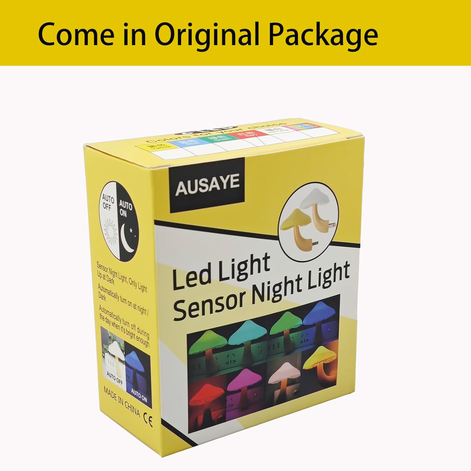 AUSAYE_Sensor_LED_Night_Light_Plug_in_Wall_Lamp,_Energy_Saving_NightLight_Cute_Mushroom_Night_Lights_for_Adults_Kids_Bedroom,Bathroom,Toilet,_Stairs,_Kitchen,Hallway_Corridor