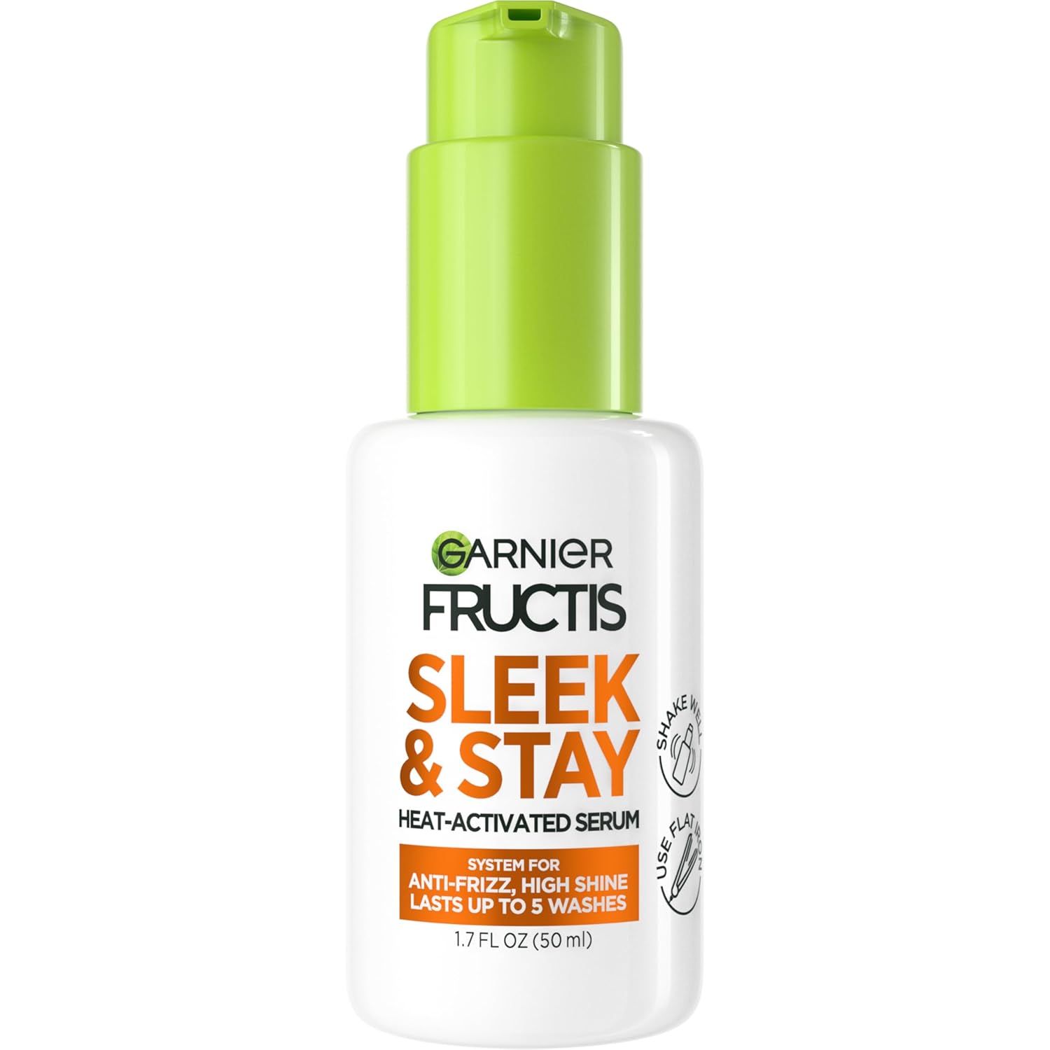 Garnier_Fructis_Sleek_and_Shine_Sleek_and_Stay_Hair_Serum_for_Frizzy,_Dry_Hair,_Heat_Protectant_Formulated_with_Alpha_Silane,_1.7_Fl_Oz(Packaging_May_Vary)