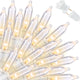 150 Count - Clear-White Wire