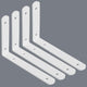 8x5-3/5 Inch(Upgraded) - White