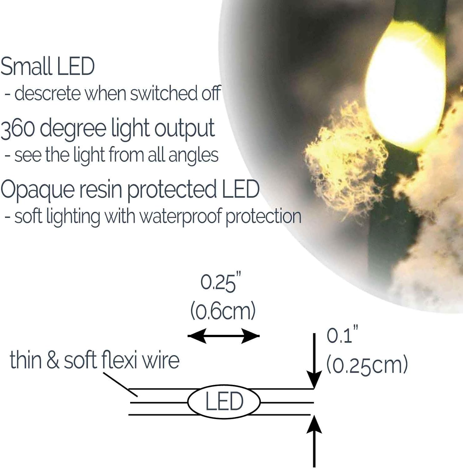 QBIS_Outdoor_Christmas_Lights_-_Fairy_Lights_Battery_Operated_with_Small_Warm_White_LEDs,_Green_Wire,_Multifunction,_6hr_Timer,_Indoor/Outdoor_Battery_Operated_String_for_Wreath,_Garland_or_Tree