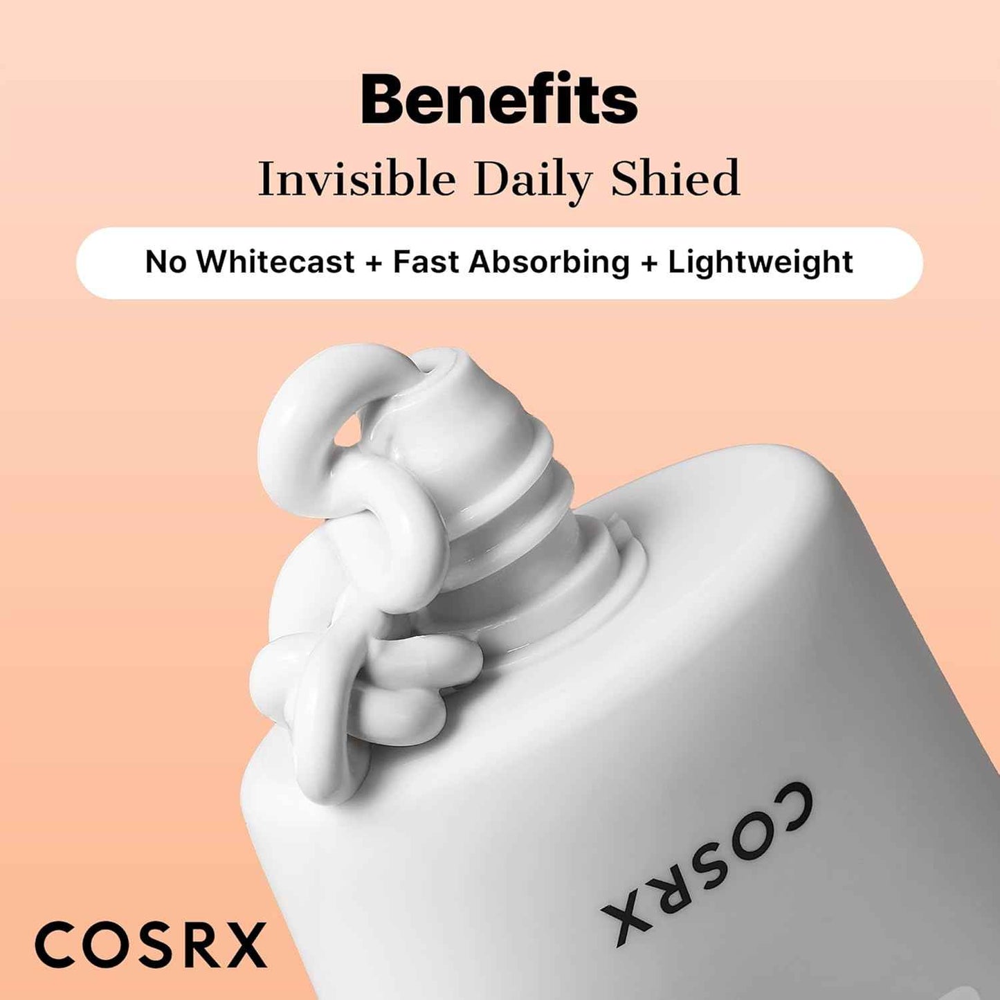 COSRX Vitamin E Vitalizing Sunscreen,SPF 50 Face Sunscreen, Lightweight, Non-Sticky, No White Cast, Hydrating, Beach Essentials, Travel Essentials, Korean Skincare, Mothers Day Gift for Mom1.69 fl oz