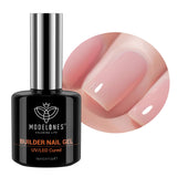 modelones Builder Nail Gel, 8-in-One Neutral Nude Pink Gel Builder for Nail Thickening Apex Building, Rose Blush Pink Rubber Base Gel Polish LED Nail Lamp Cured Hard Gel Nail Strengthener Extend Gel