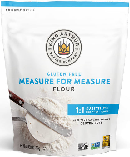 King_Arthur_Measure_for_Measure_Gluten-Free_Flour:_All-Purpose_1:1_Substitute_for_Wheat_Flour,_Non-GMO,_Kosher_Certified,_3_lbs_Bag_for_Baking_Cookies,_Cakes,_Muffins