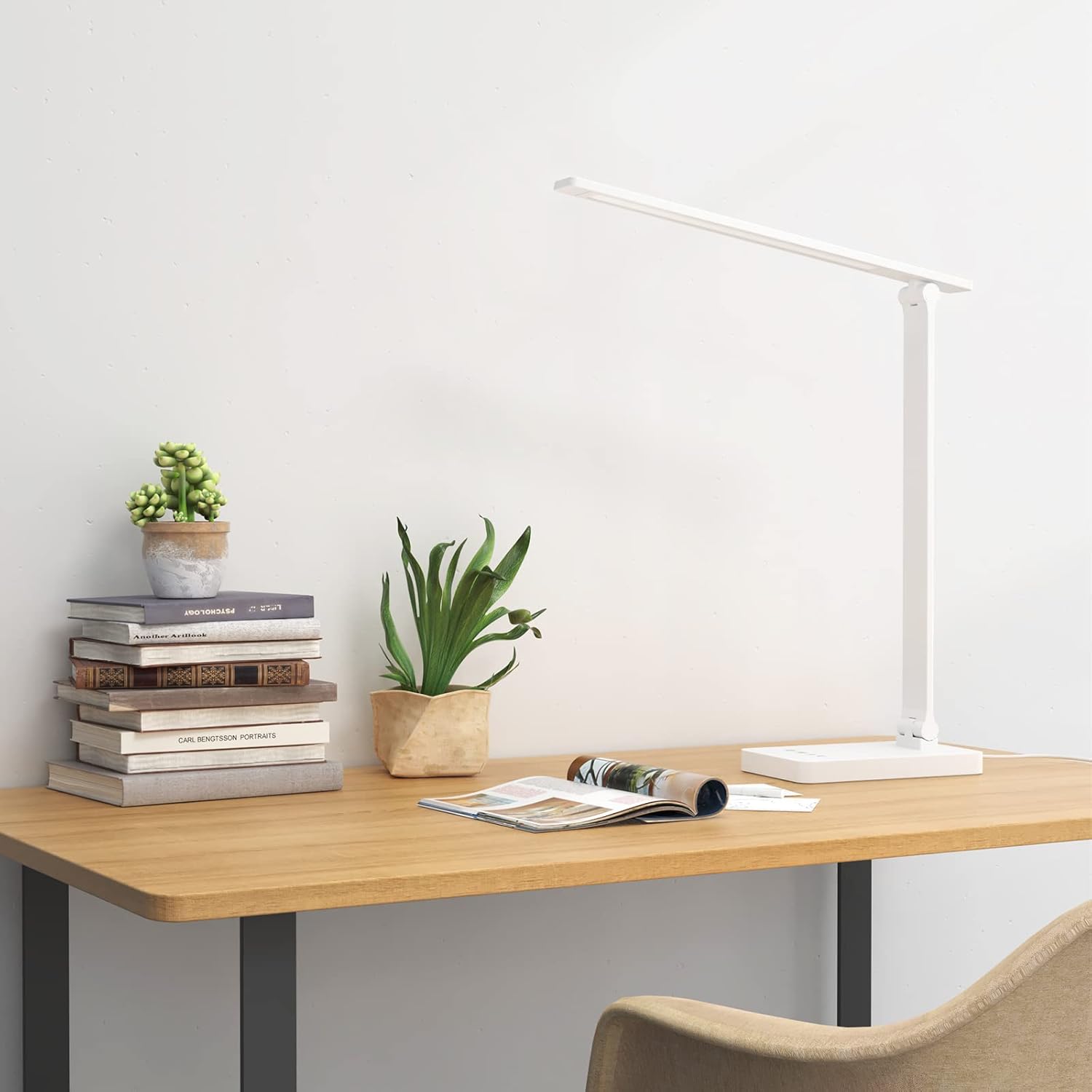 Lepro_LED_Desk_Lamp_with_USB_Charging_Port,_700LM_Dimmable_Home_Office_Touch_Control_Reading_Table_Lamp,5_Color_Modes_with_5_Brightness_Level,_Dorm_Room_Essentials,_Task_Lamp,_Sewing,_Crafting,_White