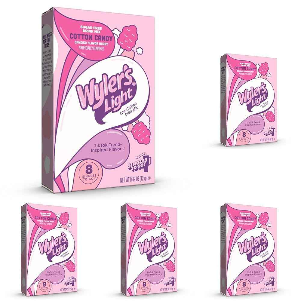 Wyler's Light Singles To Go Powder Packets, Water Drink Mix, Watertok Banana, 8 Count