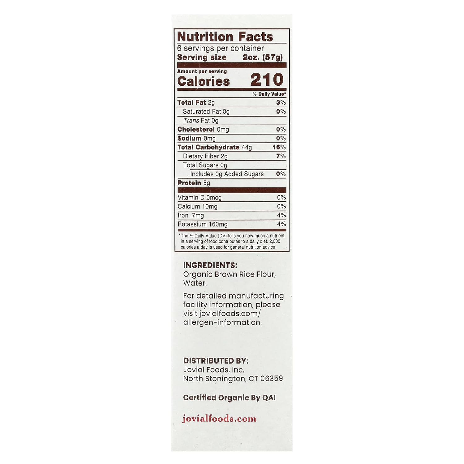 Jovial_Whole_Grain_Brown_Rice_Elbows_Pasta_-Whole_Grain_Pasta,_Organic,_Gluten_Free,_Dairy_Free,_Brown_Rice,_Made_in_Italy_-_12_Oz,_1_Pack