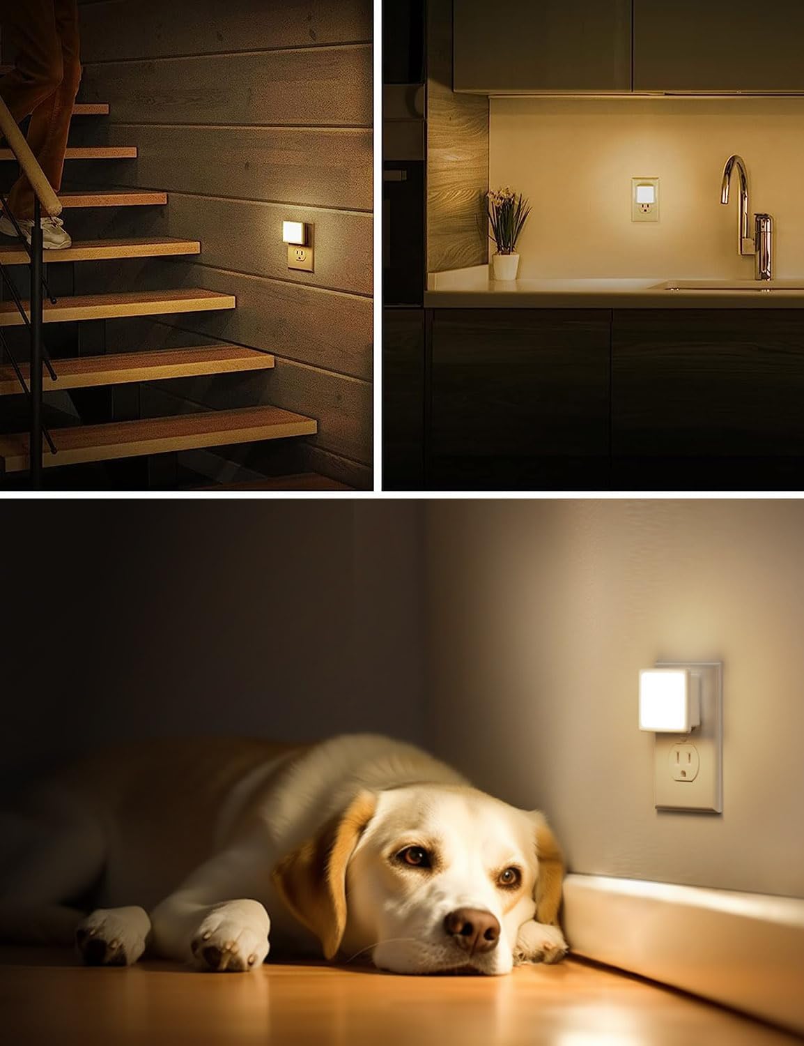 L_LOHAS_LED_Night_Lights_Plug_into_Wall_2-Pack,_0.3W_Plug_in_Night_Light,_Dusk_to_Dawn,_3000K/5000K/Amber/Red/Blue,_Bright_Nightlight_Auto-On/Off,_for_Adults_Kids_Room_Bedroom_Bathroom_Hallway_Kitchen,_Non-Dim