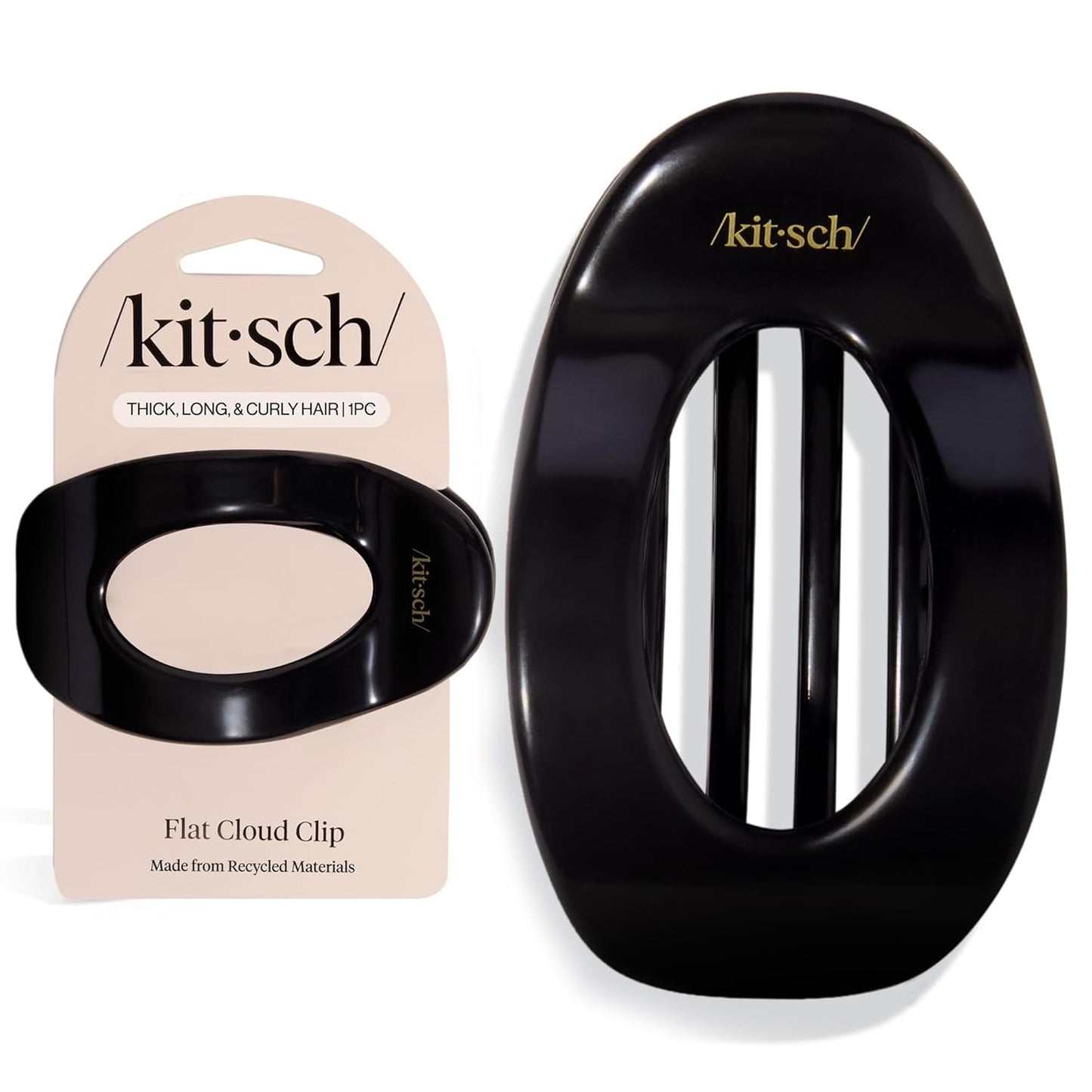 Kitsch_Large_Flat_Claw_Clips_for_Women_-_Stylish_Flat_Hair_Clips,_Strong_Hold_for_Thick_&_Fine_Hair_|_Non-Slip_for_Secure,_Comfortable_All-Day_Wear_|_Ideal_Gifts_for_Women_-_Black