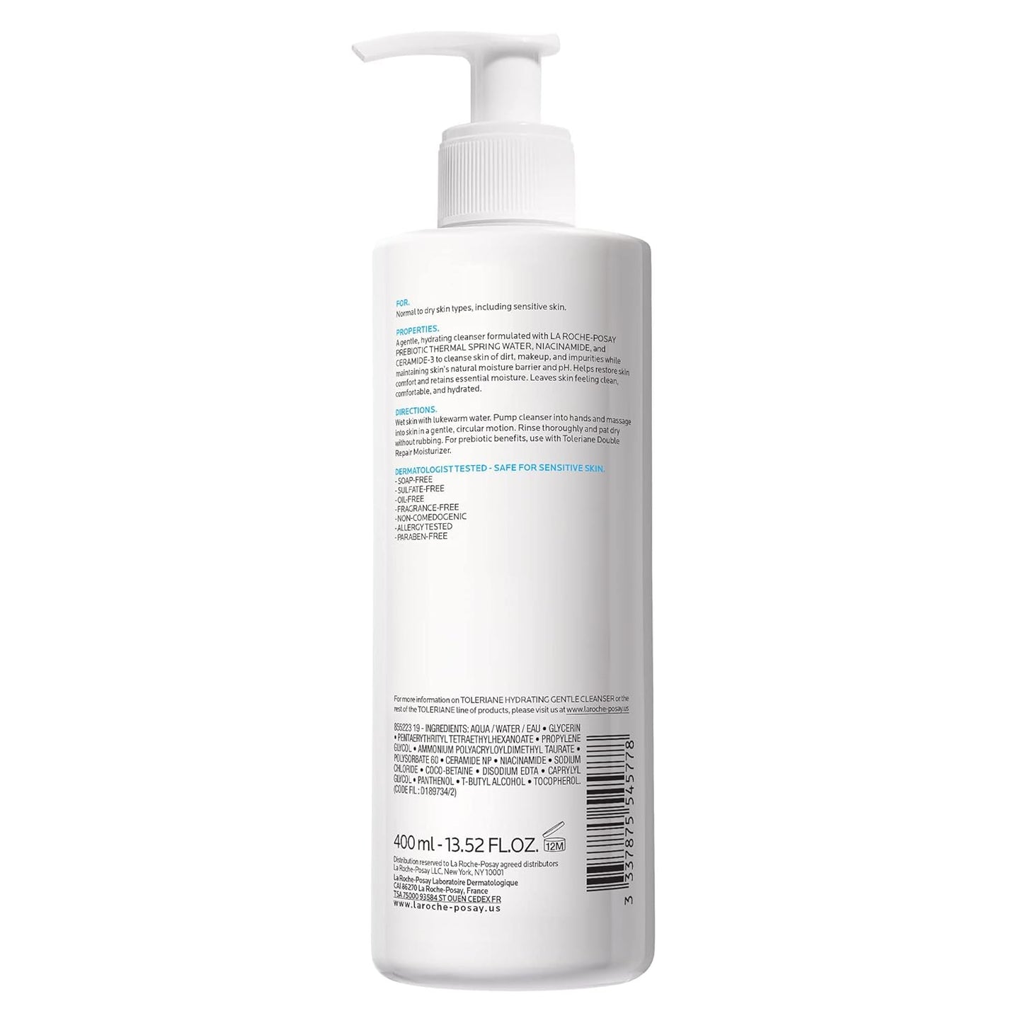 La_Roche-Posay_Toleriane_Hydrating_Gentle_Face_Cleanser,_Hydrating_Facial_Cleanser_With_Niacinamide_+_Ceramides,_Daily_Face_Wash_For_Dry_Skin_To_Normal_Skin,_Sensitive_Skin_Tested,_Fragrance_Free