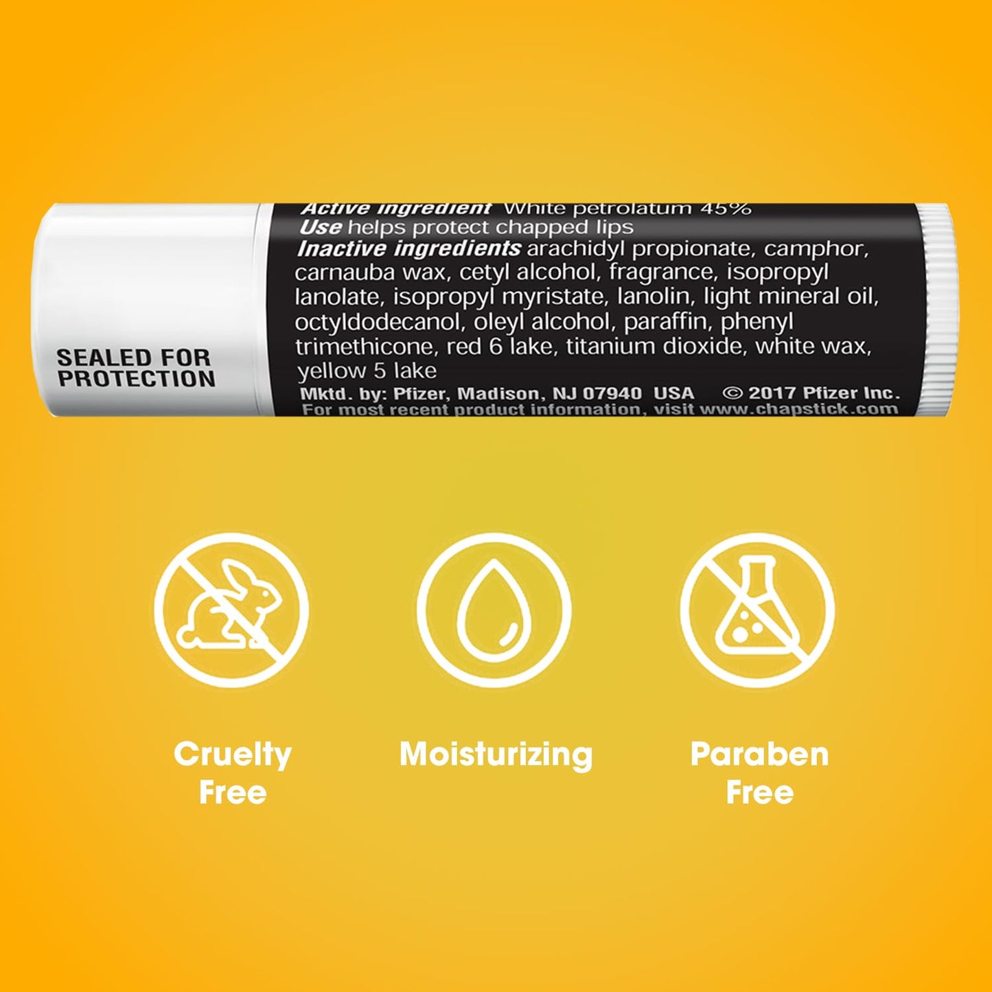 ChapStick_Bulk_Lip_Balm,_Classic_Original_12-Count_–_Lip_Moisturizer_for_Dry_Lips,_0.15_Oz_Ea