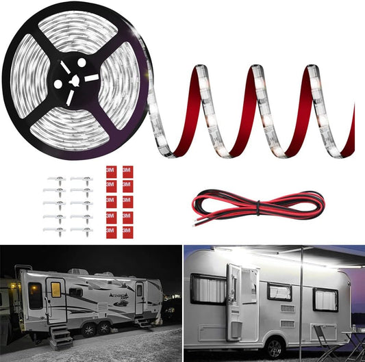 RV_Awning_Led_Lights,12V_13FT/20FT_Camper_Awning_Lights_for_Camper_Motorhome_Travel_Trailer_Concession_Stands_Food_Trucks,_Waterproof_RV_Exterior_Underglow_Light_Strip_for_Party_BBQ