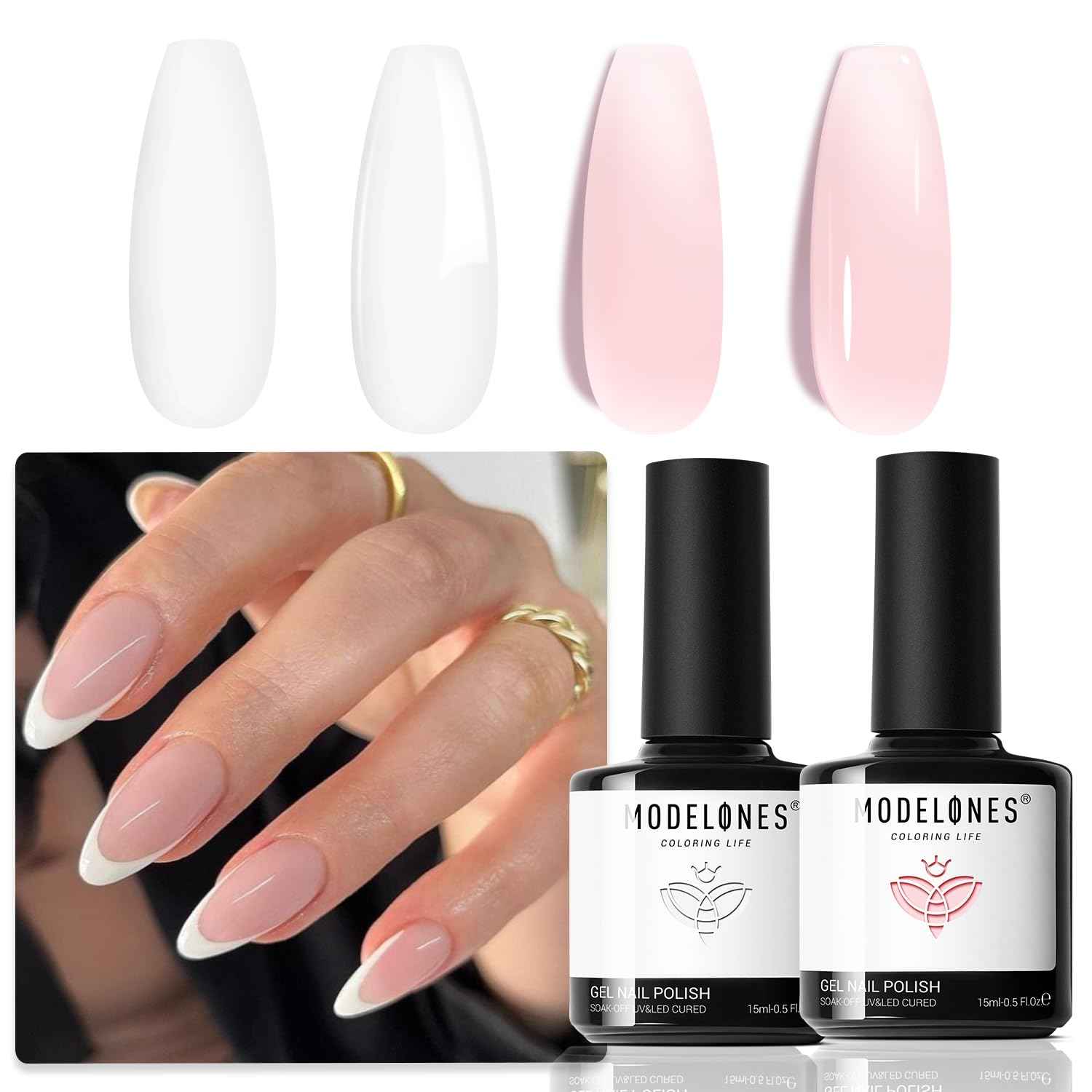 Modelones Set, Nail Brush kit Gel Polish, Extension Gel, Liner, Clean up, Carving, Apex Building, Dotting Pens Professional Tools for Drawing Painting 3D Design Salon & DIY Use
