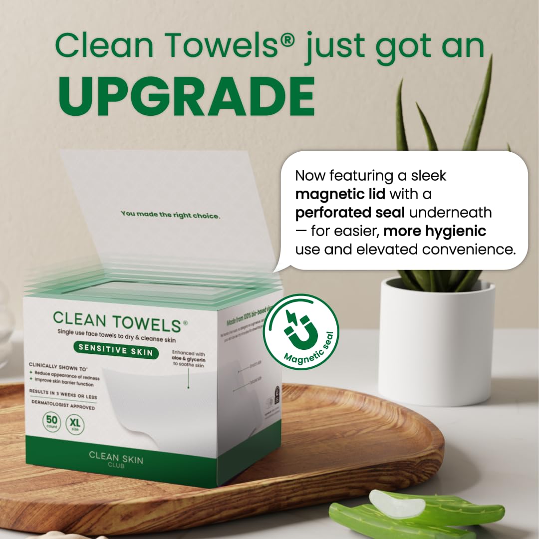 Clean_Skin_Club_Clean_Towels®_XL_Sensitive_Skin_|_Ultra-Soft_Disposable_Face_Towels_Infused_with_Aloe_&_Glycerin_|_Dermatologist-Approved_Towels_for_Sensitive_Skin,_Makeup_Remover_Dry_Wipes,_50_count