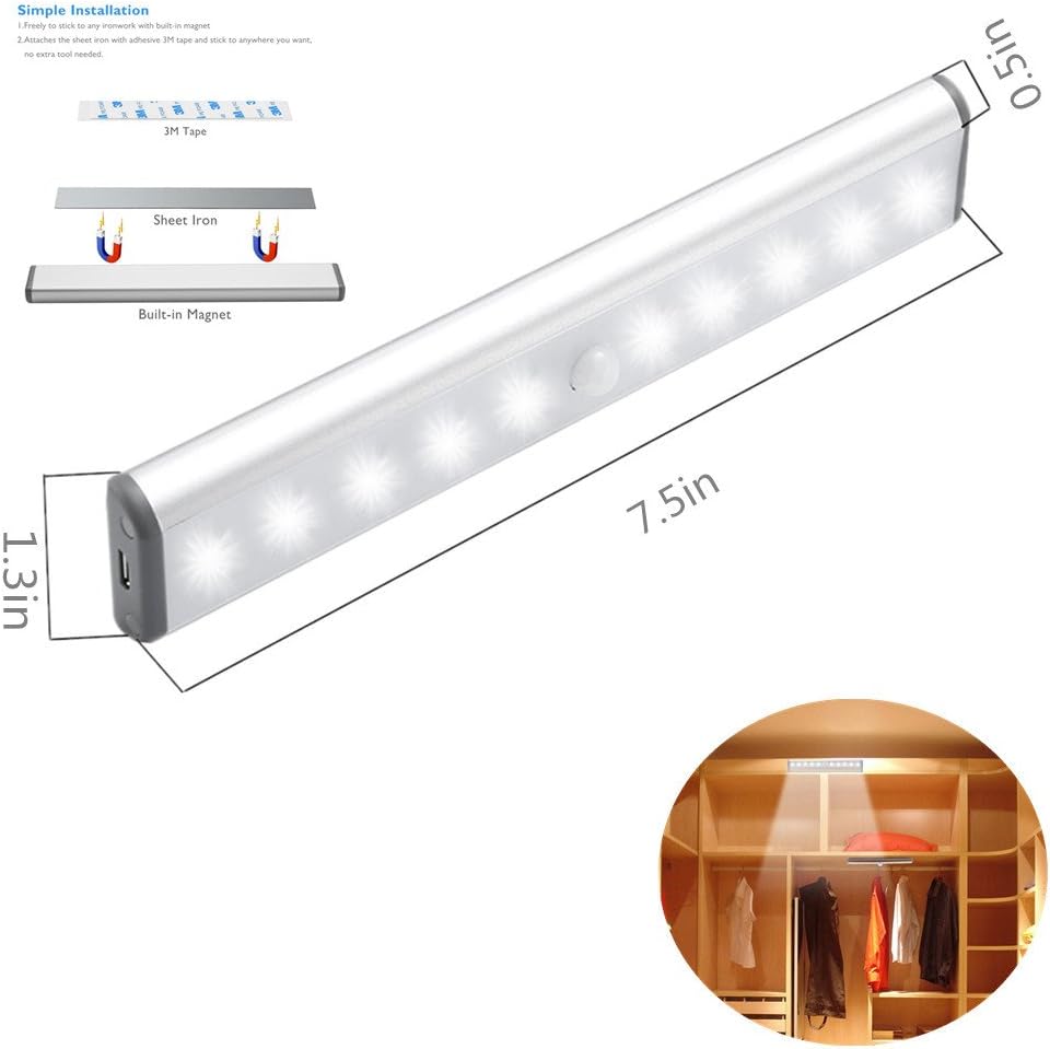 Stick-on_Anywhere_Portable_Little_Light_Wireless_LED_Under_Cabinet_Lights_10-LED_Motion_Sensor_Activated_Night_Light_Build_in_Rechargeable_Battery_Magnetic_Tap_Lights_for_Closet,_Cabinet