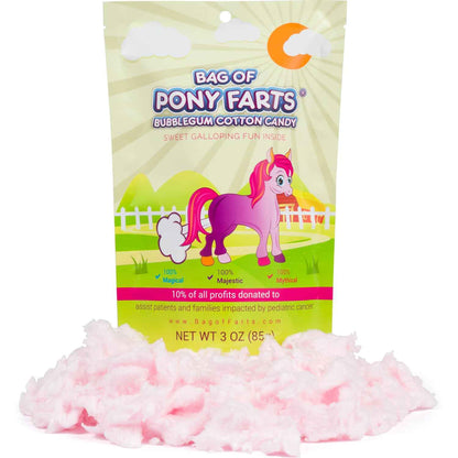 Bag of Cotton Candy Funny Easter Basket Stuffer for All Ages Unique Birthday for Friends, Mom, Dad, Girl, Boy Gag Gift, 3 ounces / 1 pack