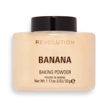 Revolution, Loose Baking Powder, Makeup Setting Powder, Long-Lasting Coverage, Mattifies & Reduces Shine