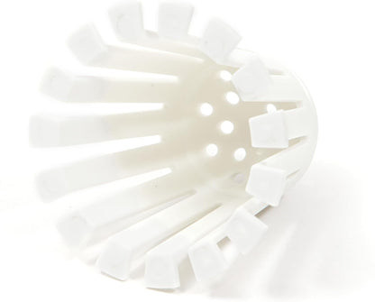 TubShroom_Toss_21pk_Disposable_Bath_Tub_Drain_Strainers_-_Hair_Catcher_Snare_for_Shower_Bathtub_to_Prevent_Clogged_Drains,_Traps_Human_and_Pet_Hair,_One_Year_Supply_(White)