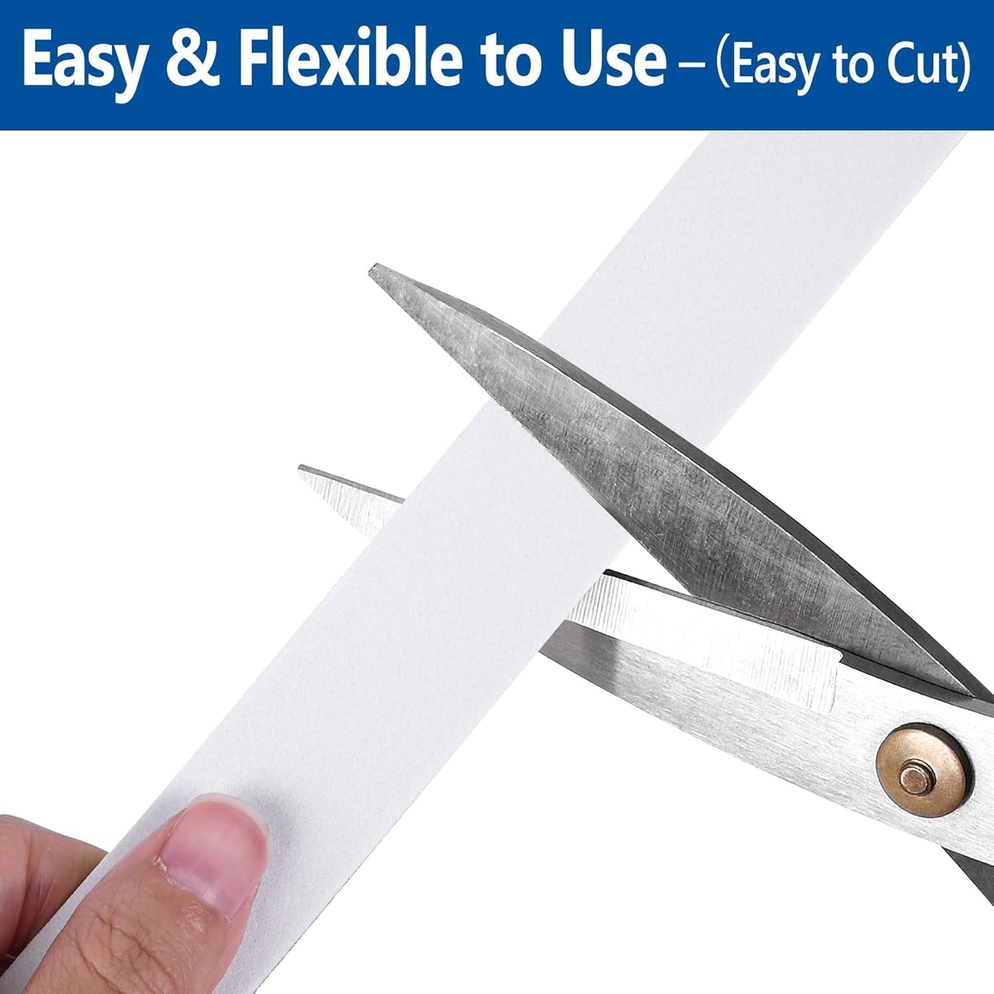 Kikerike_Self_Adhesive_Foam_Tape_Weatherstrip_1/2in_x_1/4in_x_16.5Ft_High_Density_Foam_Insulation_Strips_Seal_Weather_Stripping_with_Strong_Adhesive_for_Door_and_Window_Sound_Isolation_Soundproofing