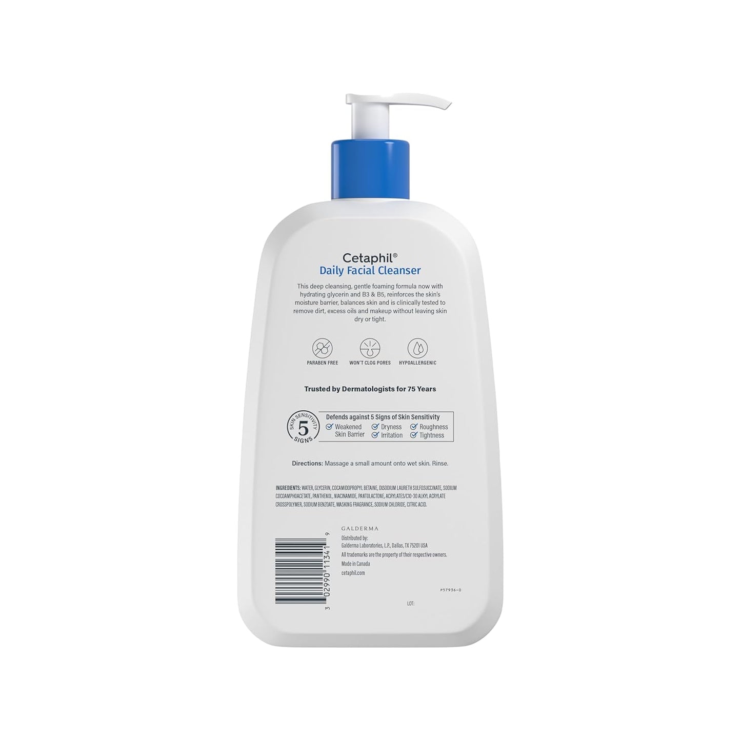 Cetaphil_Face_Wash,_Daily_Facial_Cleanser_for_Sensitive,_Combination_to_Oily_Skin,_20_oz,_Gentle_Foaming,_Soap_Free,_Hypoallergenic