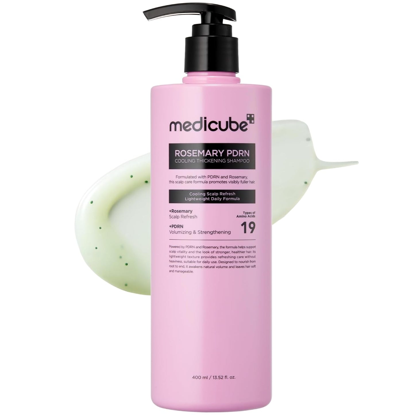 medicube_Rosemary_PDRN_Clarifying_Thickening_Shampoo_|_Cooling,_Clarifying_Care_for_Thinning,_Weak_&_Flaky_Hair_|_Amino_Acid_Complex_for_Stronger,_Thicker-Looking_Hair_|_Korean_Hair_Care,_13.52_fl.oz