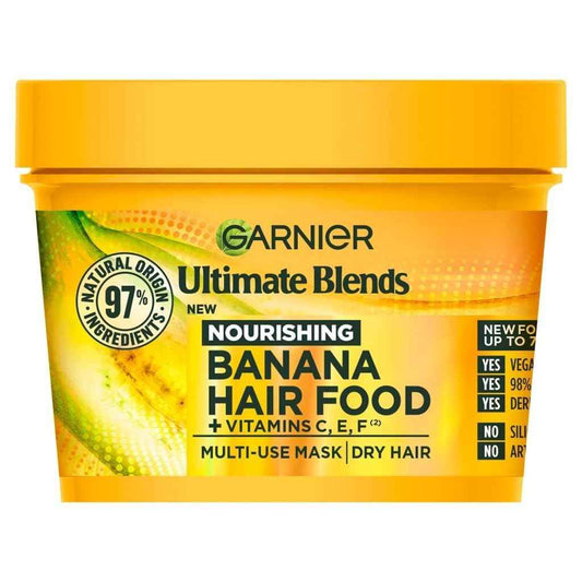 Garnier Ultimate Blends Hair Food Banana 3-in-1 Dry Hair Mask Treatment