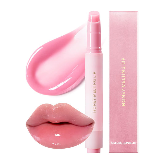 Nature_Republic_HONEY_MELTING_LIP_PLUMPING_(11_PINK)_SOFT_LIP_STICK_Tint_&_Plump_Hydrating_Gloss,_Moisturizing_balms,_Volumizing_formula_&_Sheer_tint,_Glowy_Finish,_korean_make_up