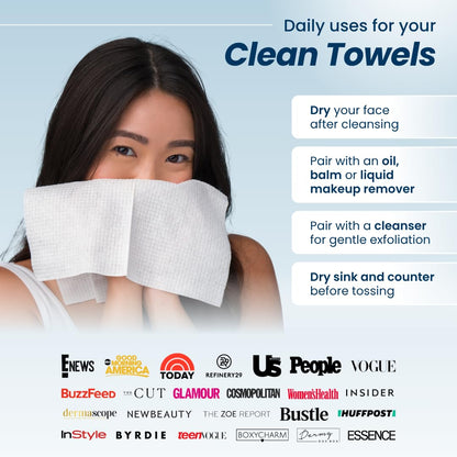 Clean_Skin_Club_Clean_Towels®,_100%_USDA_Biobased_Face_Towel,_Disposable_Face_Towelette,_Eczema_Association_Accepted,_Makeup_Remover_Dry_Wipes,_Ultra_Soft,_1_Pack,_25_Ct