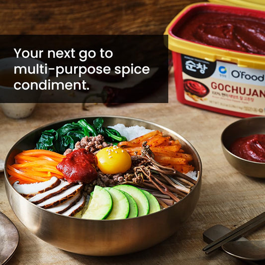 O’food_Gochujang_–_Authentic_Korean_Red_Chili_Paste_[Medium_|_1.1_lb_(500g)_]_Spicy_&_Sweet_Savory_Traditional_Fermented_Sauce_|_Gluten-Free_|_100%_Brown_Rice_|_No_Corn_Syrup_|_Great_for_Bibimbap,_Marinades,_Stews_&_BBQ