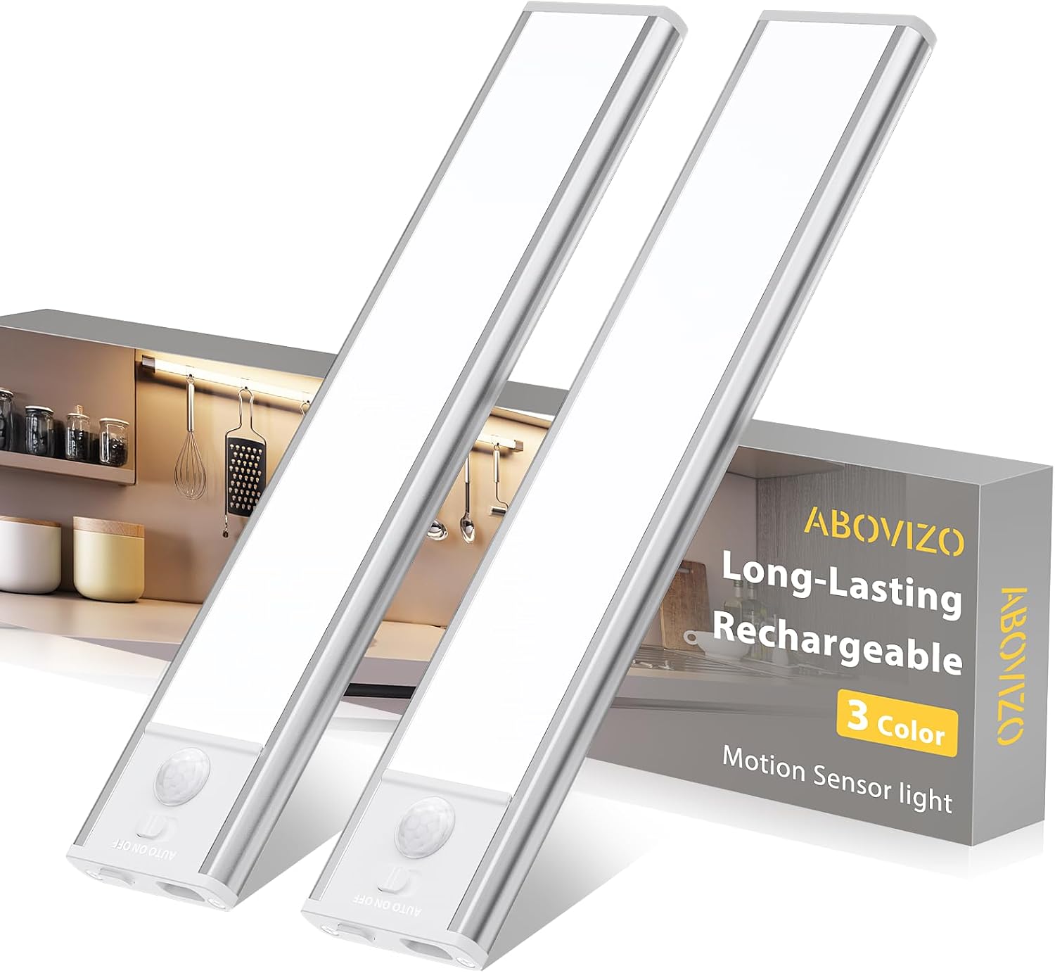 LED_Under_Cabinet_Lighting,_Battery_Operated_Motion_Sensor_Light_Indoor_Wireless,_3_Color_Temps,_USB_Rechargeable_Closet_Light,_Dimmable_Under_Counter_Lights_for_Kitchen_Stairs_Closet_Pantry,_2_Pack