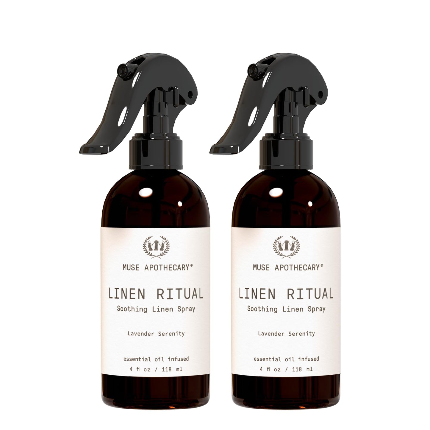 Muse Apothecary Linen Ritual - Aromatic, Soothing, and Relaxing Linen Spray for Bedding, Laundry and Fabric Spray Freshener - Infused with Aromatherapy Essential Oils - Lavender Serenity