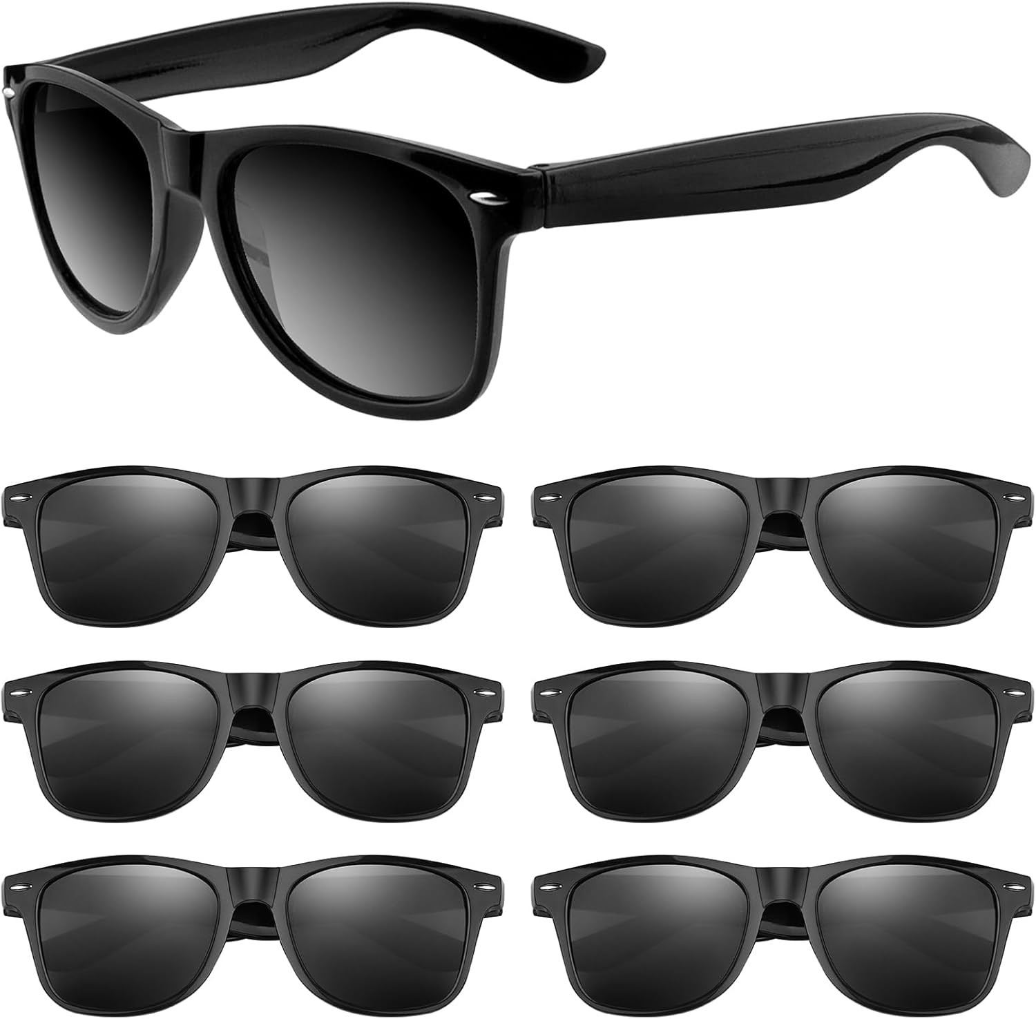 ASTARON_Black_Sunglasses_Bulk,_6/12/24/48_Pack_Sunglasses_Party_Favors_for_Summer_Beach_Pool_Birthday_Wedding_Party_Supplies
