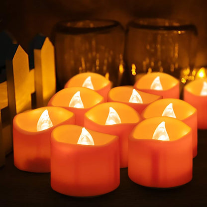 Homemory_Halloween_12_Pack_Orange_Tea_Light_Candles,_Battery_Operated_LED_Tealights,_Small_Pumpkins_Lights,_Flameless,_Electric_Fake_Tea_Candles,_1.4"x1.25"