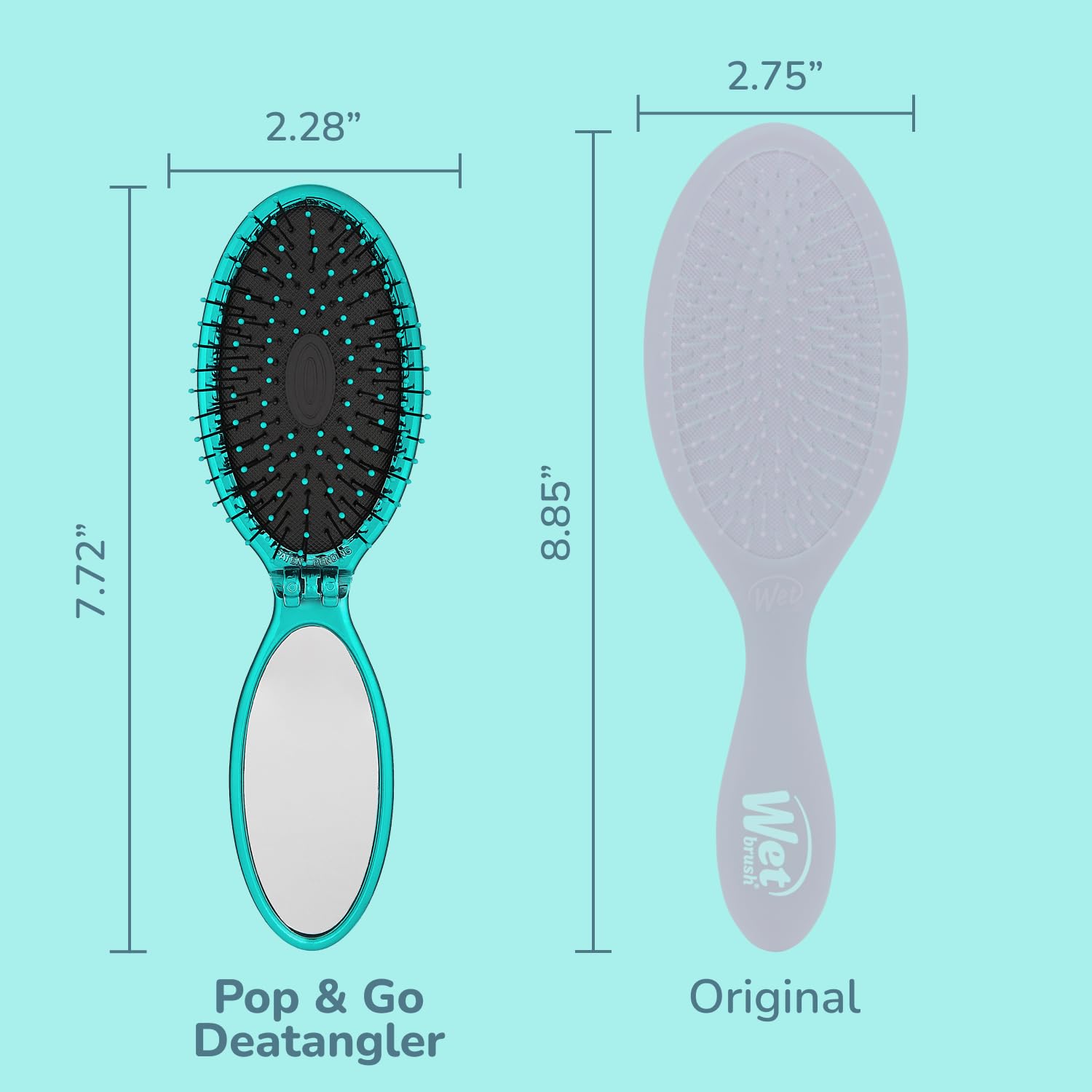 Wet_Brush_Pop_Go_Detangler,_Blue_Teal_-_Foldable,_On-The-Go_Design,_Travel_Brush,_Ultrasoft_IntelliFlex_Bristles,_Detangling_Hairbrush,_Built-In_Mirror_Handle,_Wet_&_Dry,_All_Hair_Types