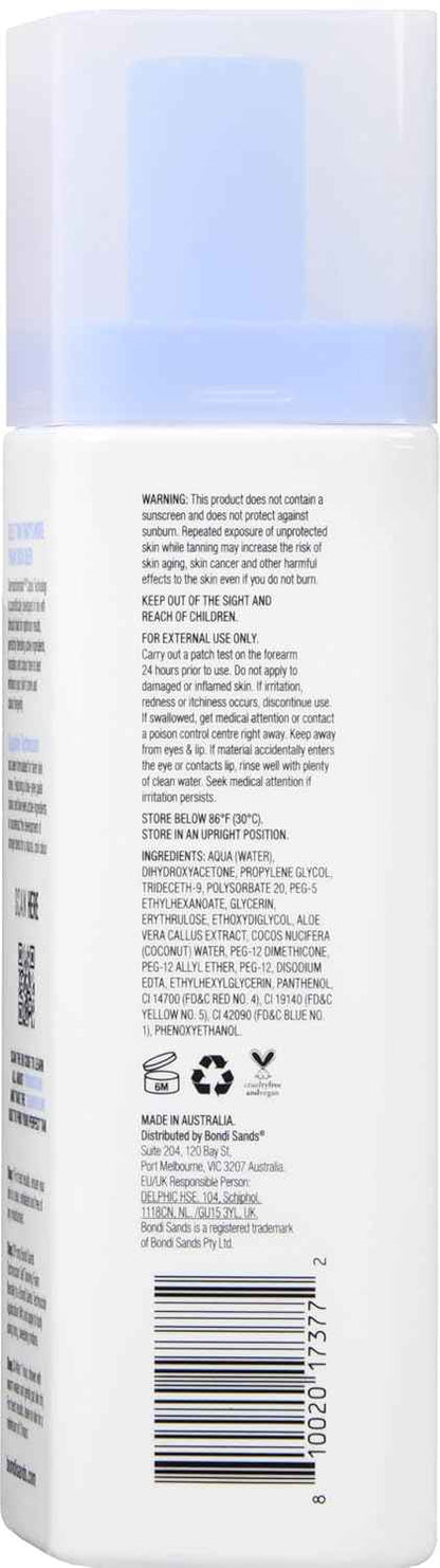 Bondi Sands Technocolor 1 Hour Express Self Tanning Foam, Innovative Formula, Hydrates for Natural Enhanced Skin Results, Available in 4 Shades