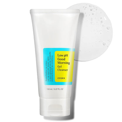 COSRX_Low_pH_Good_Morning_Gel_Face_Cleanser,_5.07_fl_oz,_BHA_Face_Wash,_Daily_Mild_Face_Cleanser_for_Sensitive_Skin,_PH_Balancing,_Korean_Skin_Care,_Korean_Face_Wash