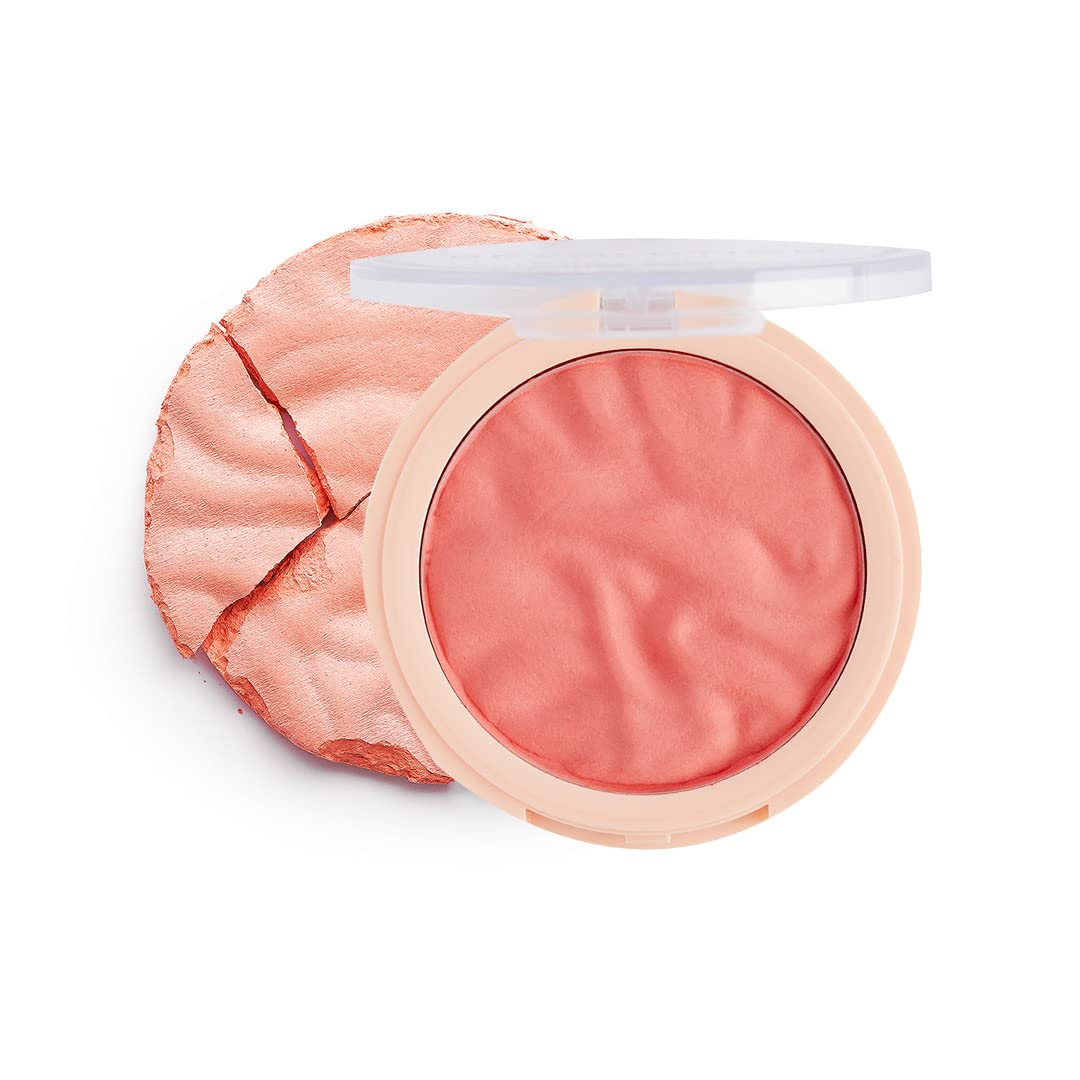 Revolution, Blusher Reloaded, Pressed Powder Face Blusher, Highly Pigmented &amp;amp; Long Lasting Formula, Peach Bliss, 0.26 oz