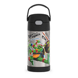 THERMOS FUNTAINER Water Bottle with Straw - 12 Ounce - Kids Stainless Steel Vacuum Insulated Water Bottle with Lid