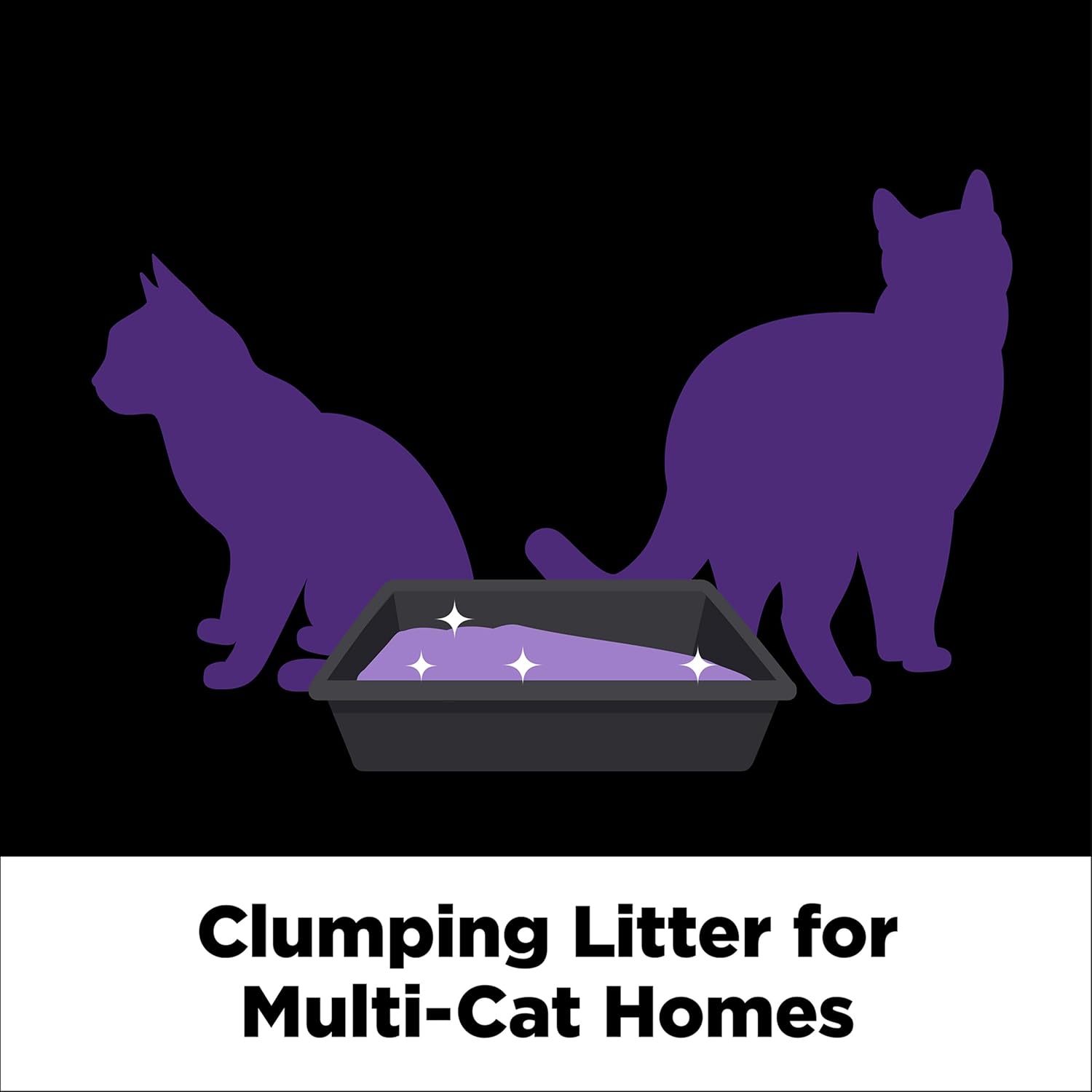 ARM_&_HAMMER_Clump_&_Seal_SLIDE_Platinum_Multi-Cat_Clumping_Cat_Litter,_Easy_Clean_Technology_with_No_Scrubbing,_14-Day_Odor_Control,_37_lbs