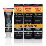 Burt's Bees Toothpaste, Natural Flavor, Charcoal with Fluoride Toothpaste