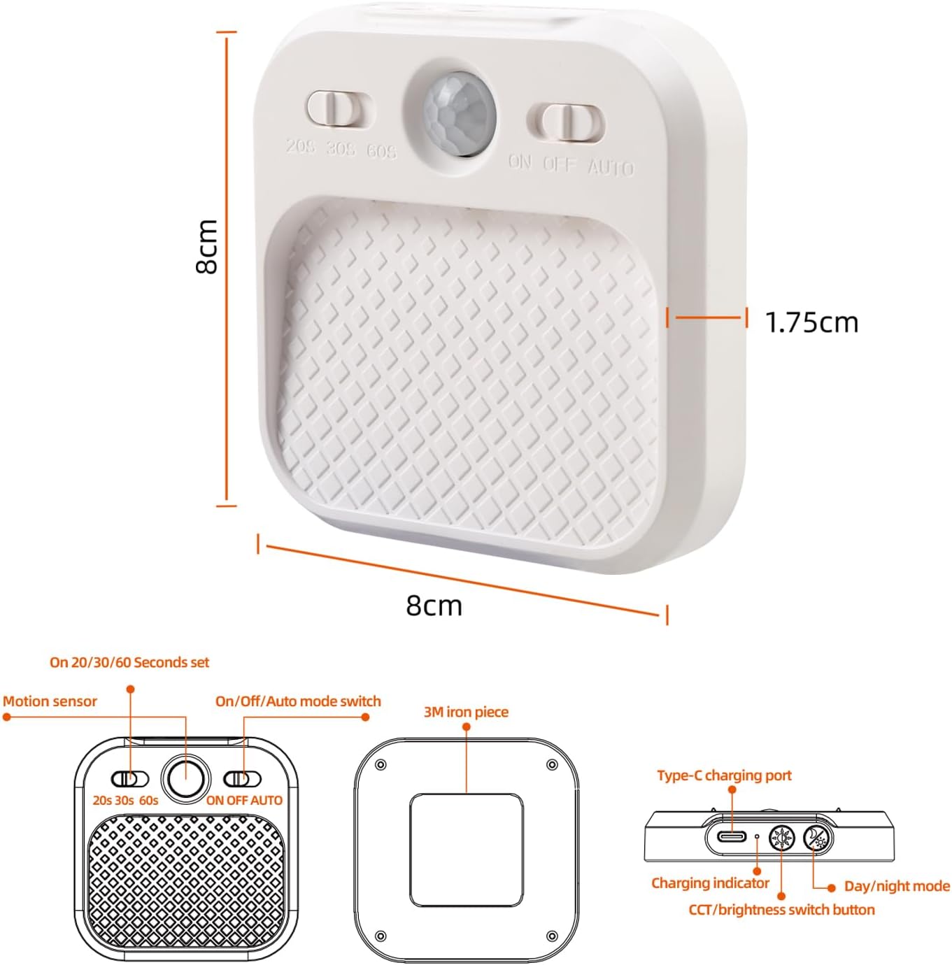 Led_Night_Light_with_Motion_Detector_2_Pack,_Cabinet_Light_Dimmable_with_Timer_Function,_Staircase_Lighting_3_Color_Temperature_3000/4500/6000K,_Hallway_Light_Rechargeable_600mAh_for_Children's_Room