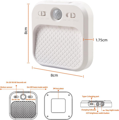 Led_Night_Light_with_Motion_Detector_2_Pack,_Cabinet_Light_Dimmable_with_Timer_Function,_Staircase_Lighting_3_Color_Temperature_3000/4500/6000K,_Hallway_Light_Rechargeable_600mAh_for_Children's_Room