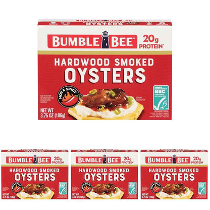 Bumble Bee Premium Select Canned Oysters, Can - Ready to Eat - 14g Protein per Serving - Gluten Free
