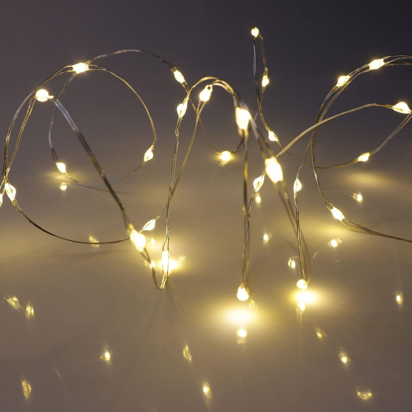 QBIS_Warm_White_Fairy_Lights_Battery_Operated_With_Timer_Mode,_40_Micro_LED_for_Mason_Jars,_6.5ft_Silver_Wire_Indoor_Use