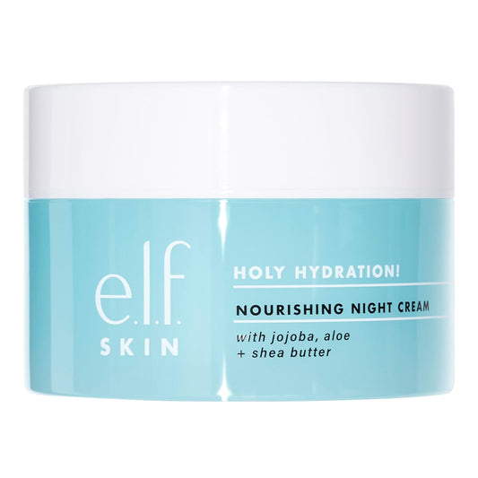 e.l.f._SKIN_Holy_Hydration!_Nourishing_Night_Cream,_Ultra-Hydrating_Moisturizer,_Infused_with_Shea_Butter,_Soothes_Skin,_1.76_Oz_(Packaging_May_Vary)