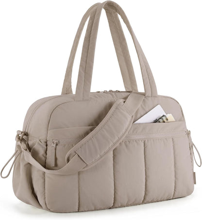 BAGSMART_Gym_Bag_for_Women,_Duffle_Bag_for_Travel_with_Wet_Pocket,_Lightweight_Carry_on_Weekender_Duffel,_Water_Resistant