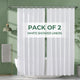 White - 72"W x 72"L (Pack of 2)