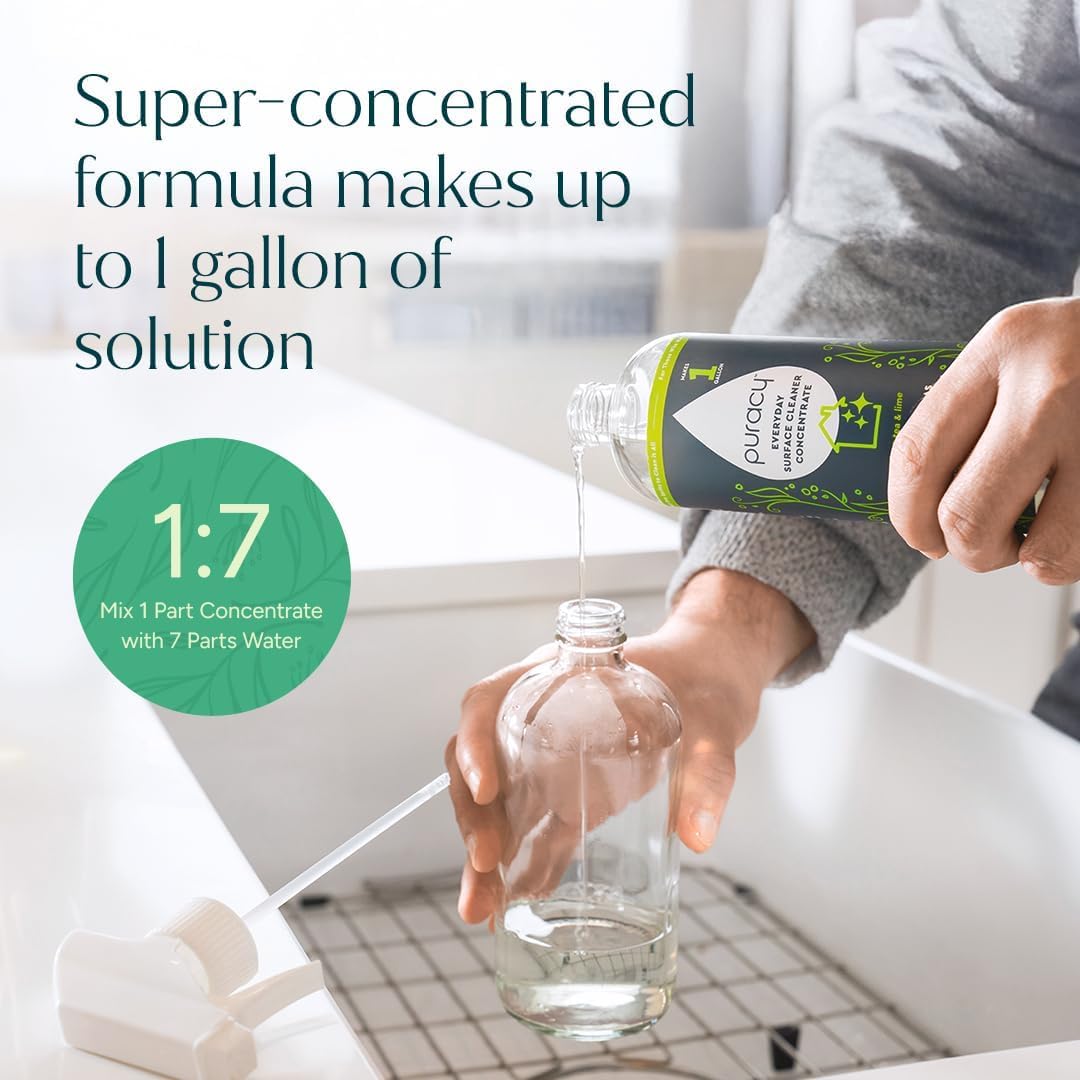 Puracy_All_Purpose_Cleaner_Concentrate_–_Plant-Powered_Multi-Surface_Cleaner_-_Surface_Cleaner_Solution_As_Seen_on_TikTok_(Green_Tea_+_Lime,_16_fl_oz,_1_Pack)