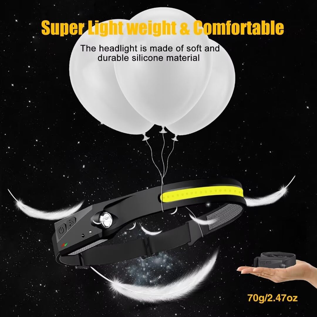 Headlamp_Rechargeable_2PCS,_230°_Wide_Beam_Head_Lamp_LED_with_Motion_Sensor_for_Adults_-_Camping_Accessories_Gear,_Waterproof_Head_Light_Flashlight_for_Hiking,_Running,_Repairing,_Fishing,_Cycling